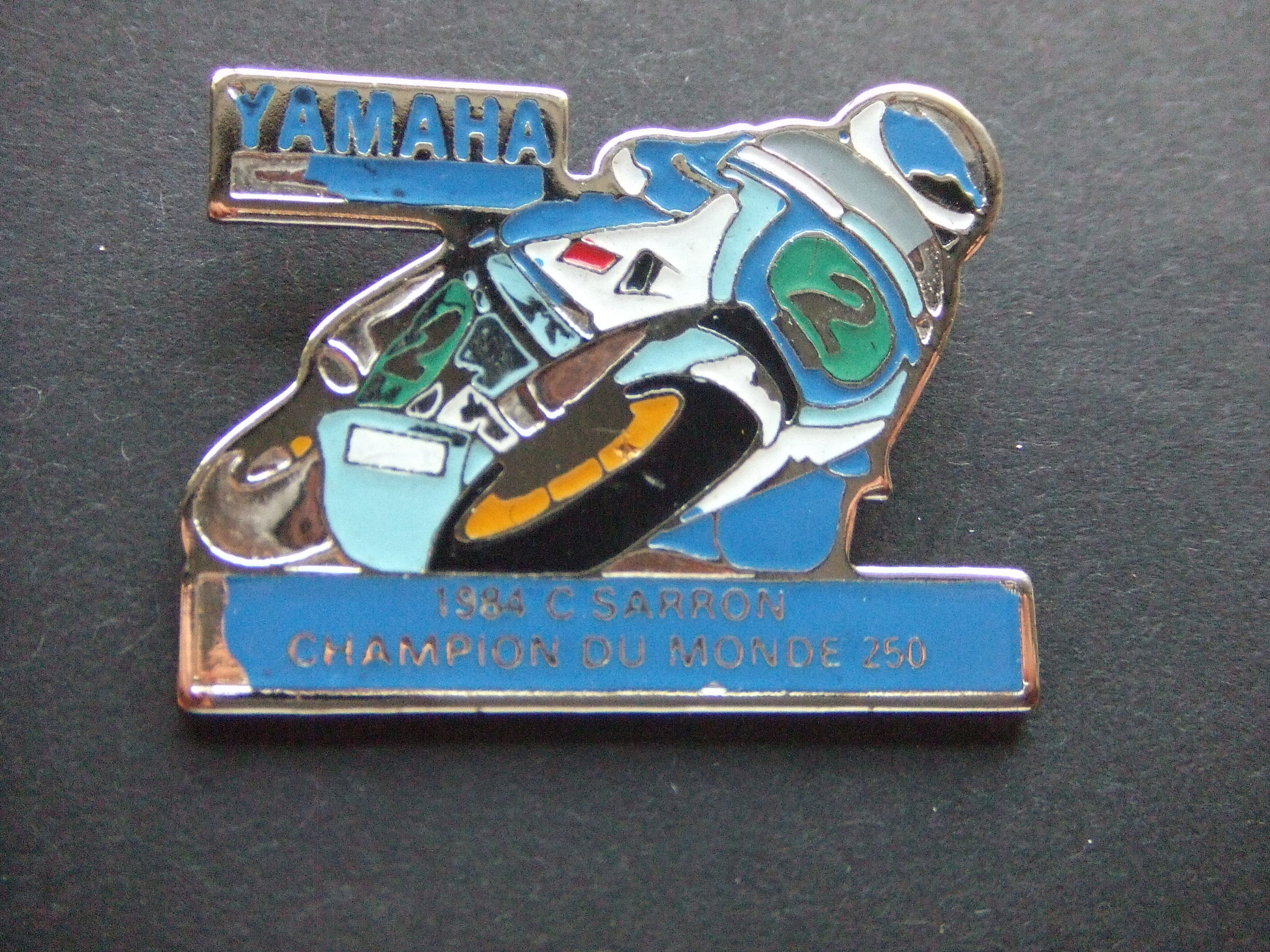 Christian Sarron Yamaha nr 2 kampioen 250 cc 1984